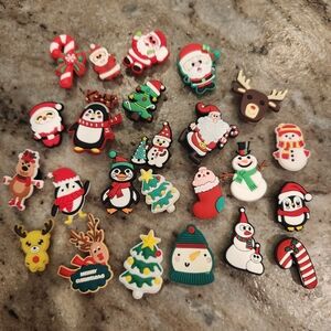 Festive Christmas Kids Shoe Charms Set